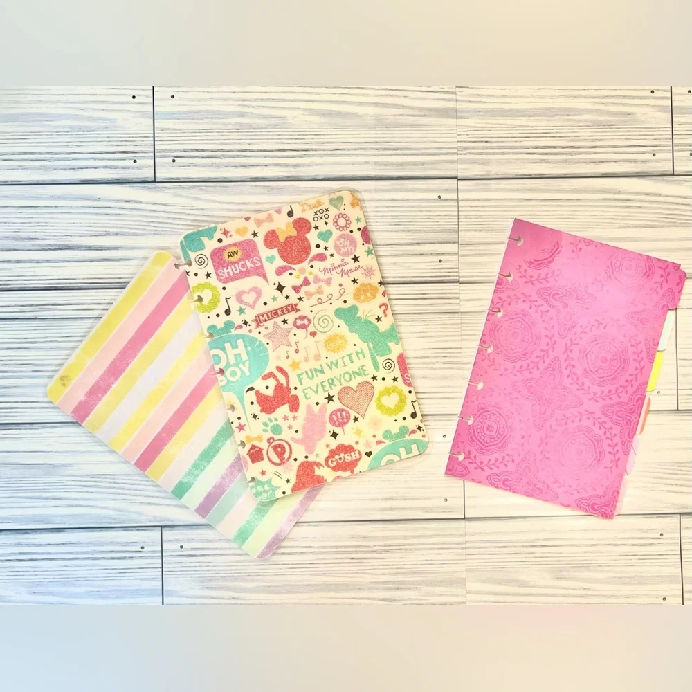 Happy planner mini size set monthly and weekly Layout Disney Mickey and Minnie